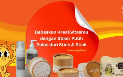 Bebaskan Kreativitasmu dengan Stiker Putih Polos dari Stick & Stick